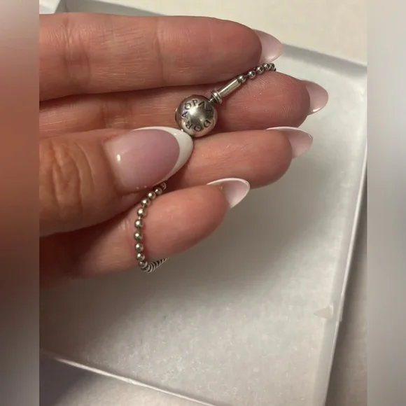 Pandora Silver Essence Beaded Bracelet - Retired - Picture 2 of 5